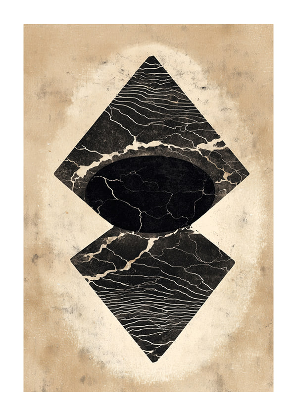 Póster Cracked Symmetry