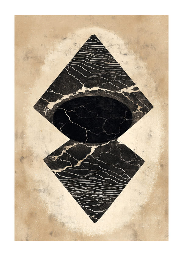 Póster Cracked Symmetry