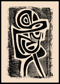 Dynamic shapes in a harmonious, abstract composition-0