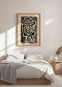 Dynamic shapes in a harmonious, abstract composition-2