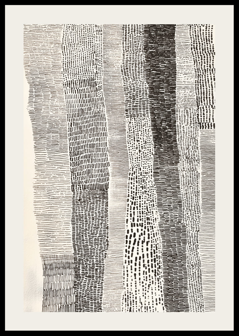 Svartvita linjer skapar en harmonisk och tidlös känsla-12