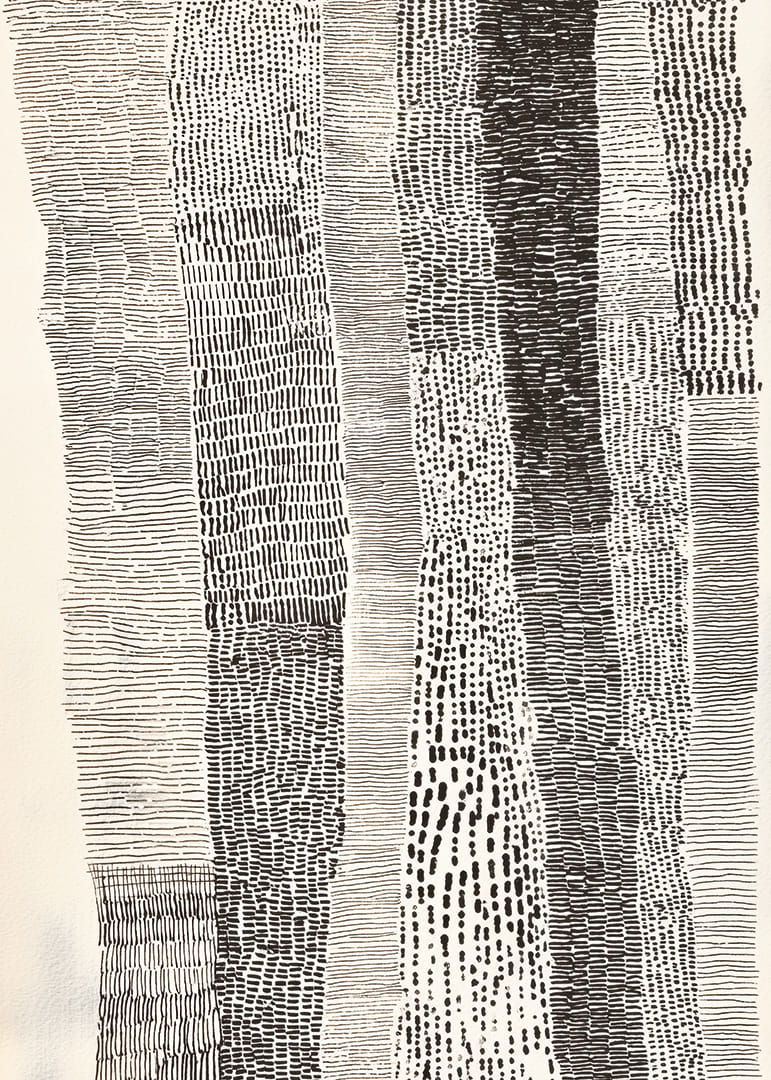 Zwart-witte lijnen creëren een harmonieus en tijdloos gevoel-12