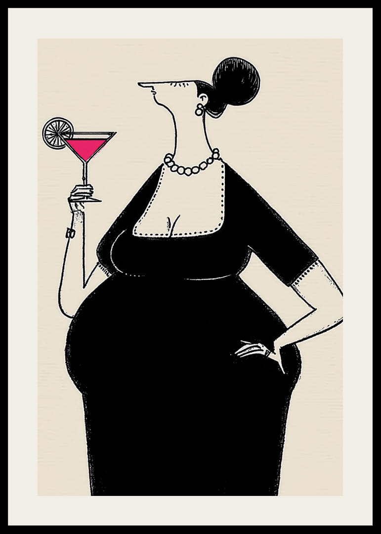 Une femme élégante lève son verre avec style et charme-12