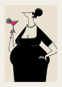 Une femme élégante lève son verre avec style et charme-3