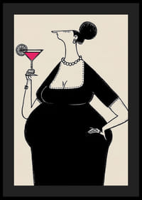 Une femme élégante lève son verre avec style et charme-4