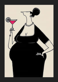 Une femme élégante lève son verre avec style et charme-5