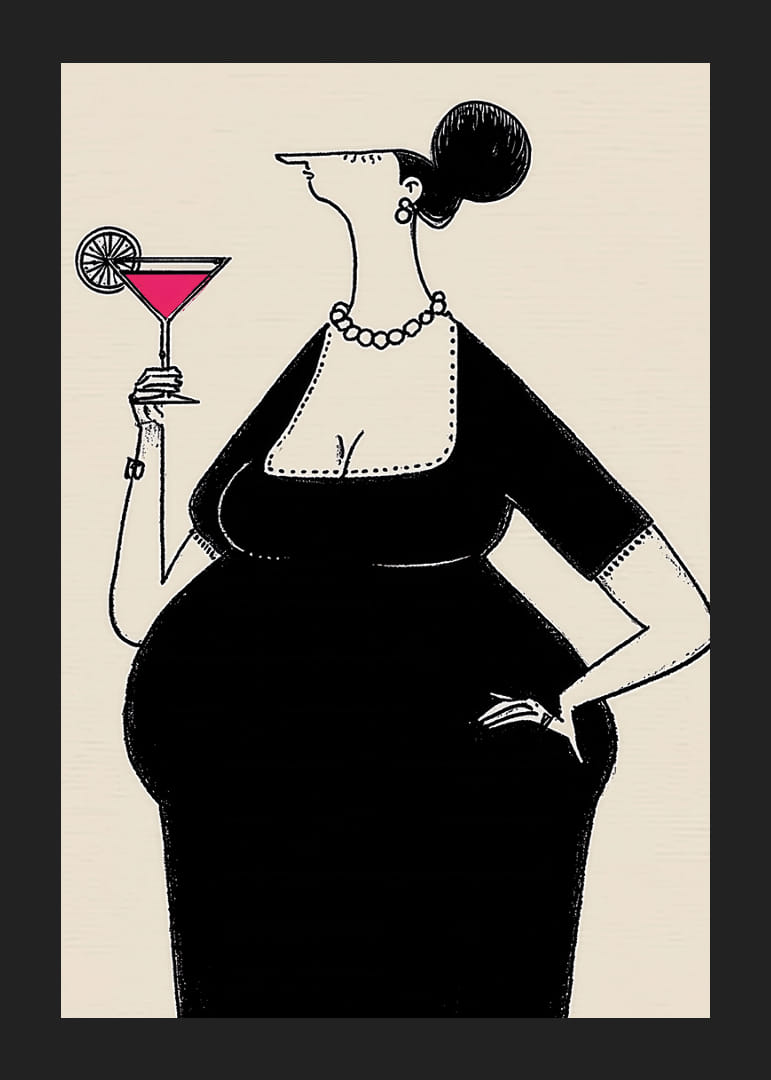 Une femme élégante lève son verre avec style et charme-12