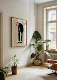 Legesyg figur med lyserød tyggegummi og stilfuldt udtryk-4