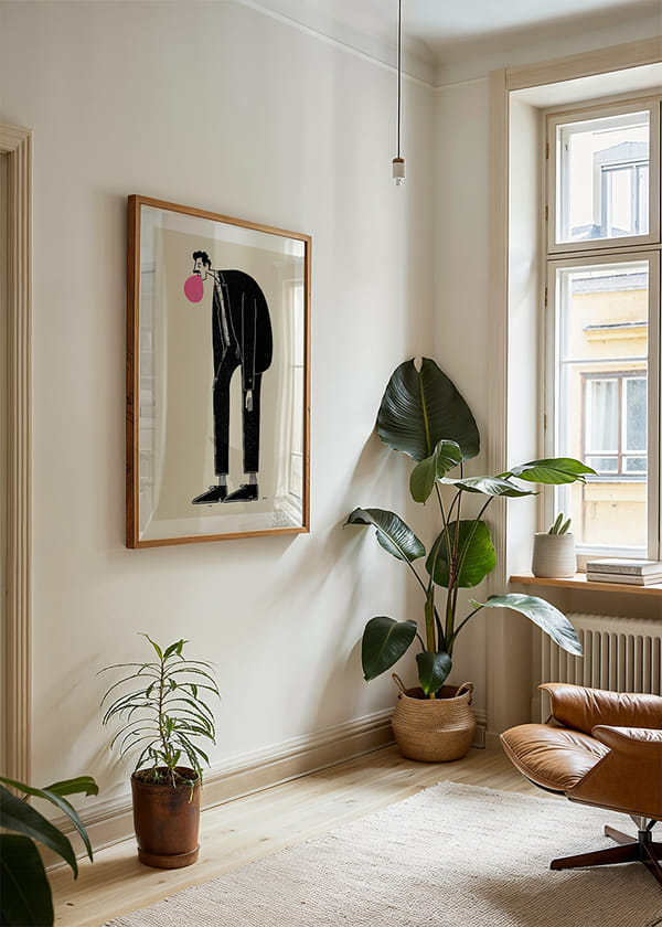 Poster Pensive Bubble crossfade