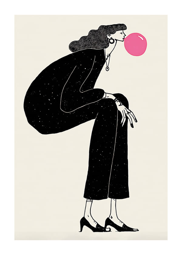 Poster Reflective Bubble Moment