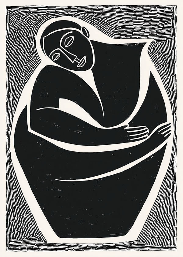 Poster Monochrome Solitude