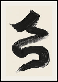 Een elegante, vloeiende penseelstreek trekt de aandacht en de geest-2