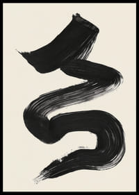 Een elegante, vloeiende penseelstreek trekt de aandacht en de geest-2