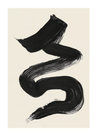 Een elegante, vloeiende penseelstreek trekt de aandacht en de geest-1