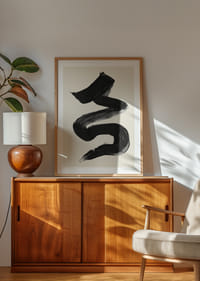 Een elegante, vloeiende penseelstreek trekt de aandacht en de geest-4