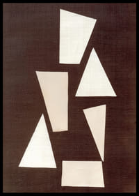 Un póster donde la geometría y la simplicidad se encuentran en perfecto equilibrio.-2