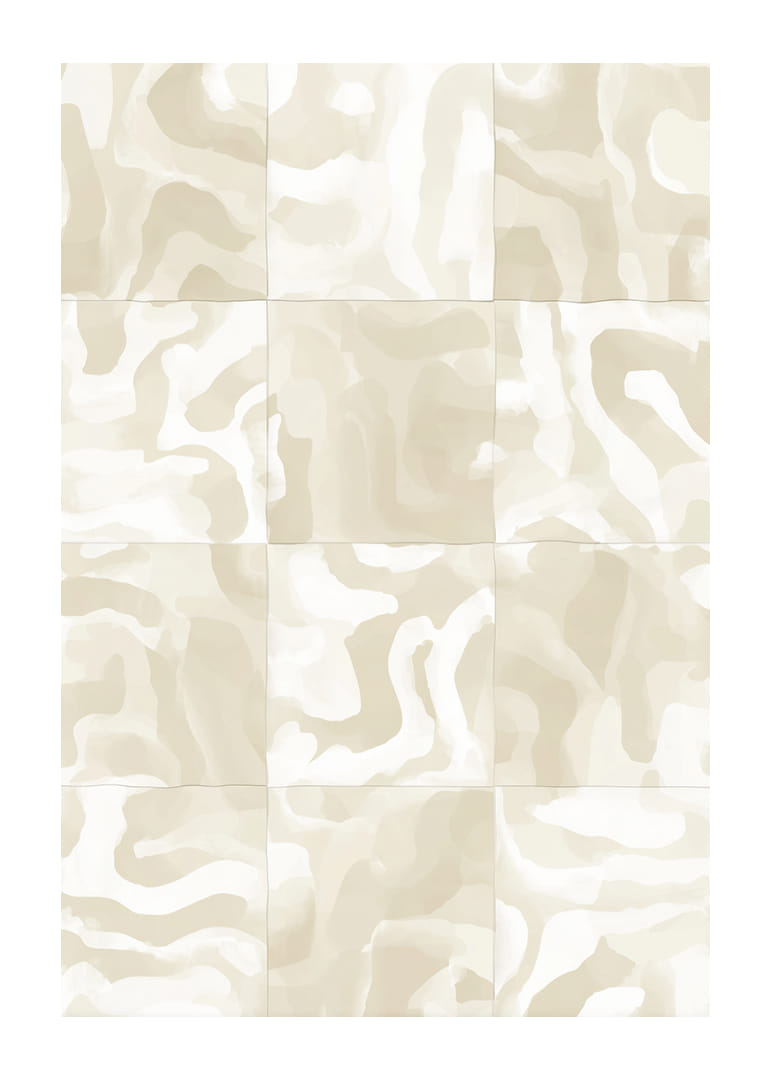 Ondas de arena abstractas en suaves tonos beige crean armonía-12