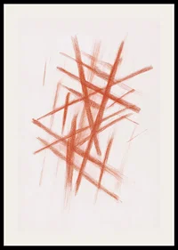 Dramatic red streaks cross a bright field-2