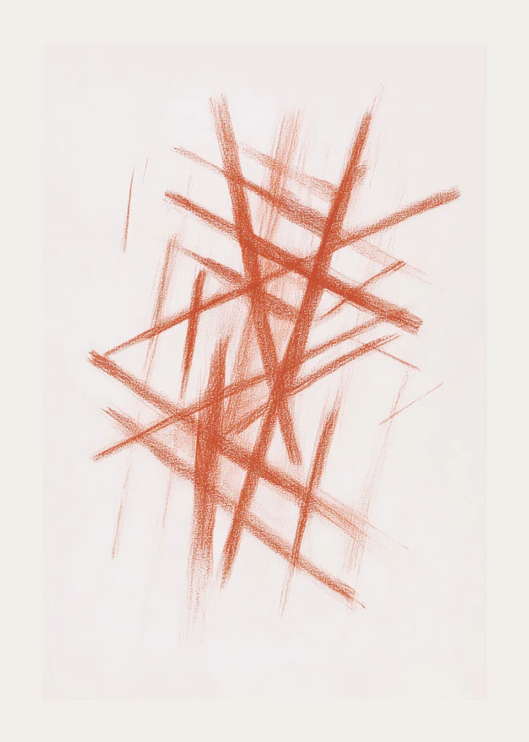 Dramatic red streaks cross a bright field-12