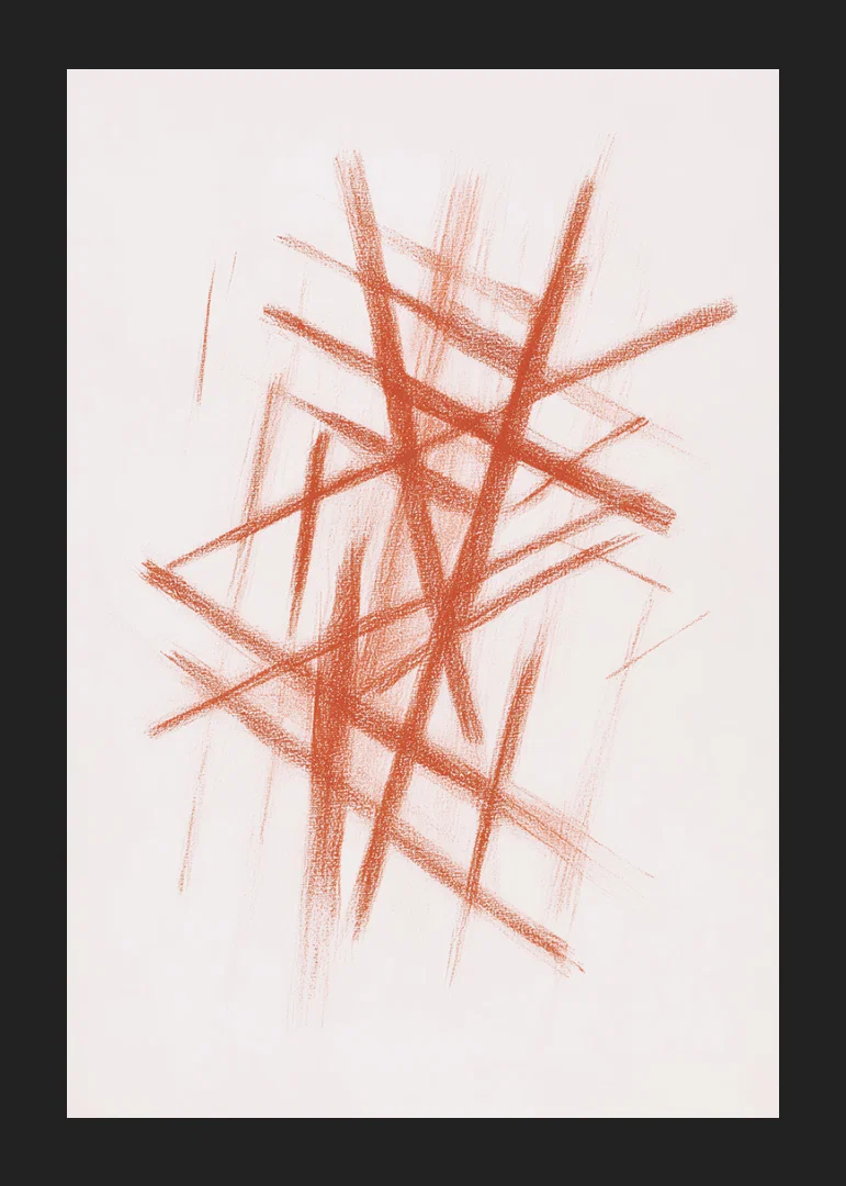 Dramatic red streaks cross a bright field-12