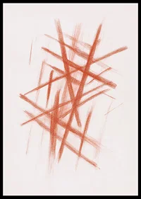 Dramatic red streaks cross a bright field-6