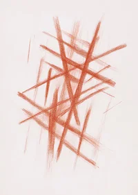 Dramatic red streaks cross a bright field-7