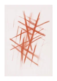 Dramatic red streaks cross a bright field-1