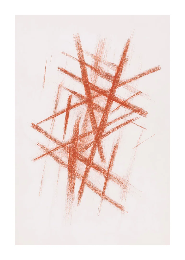 Dramatic red streaks cross a bright field-12