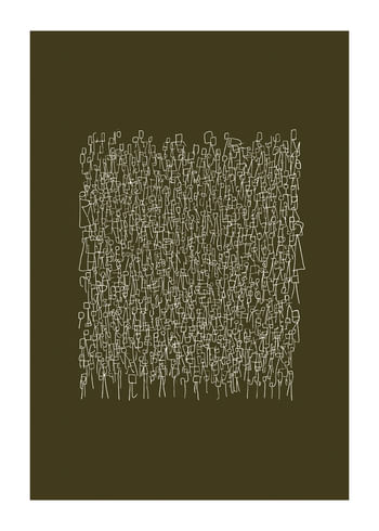 Poster Geometric Crowd