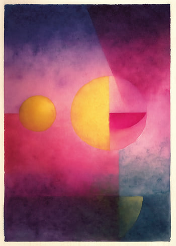 Plakatas Radiant Circles