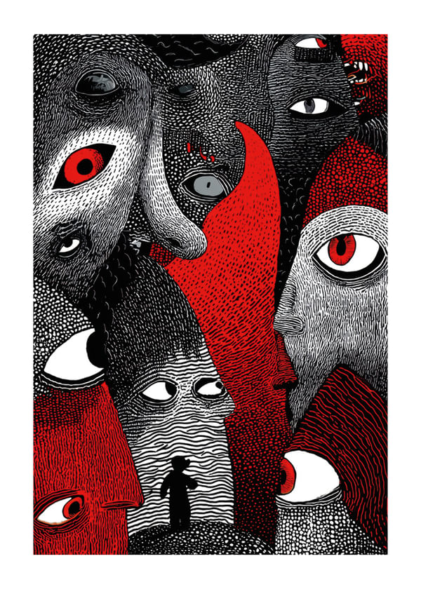 Juliste Surreal Watchers