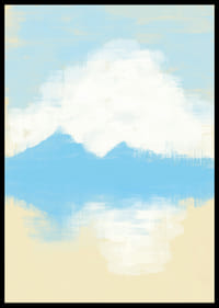 Des coups de pinceau délicats créent un paysage calme et onirique-2