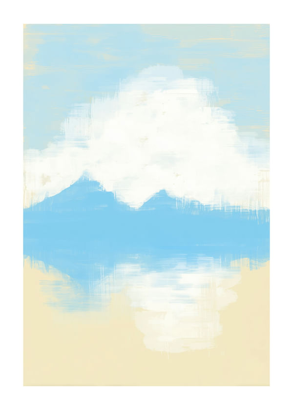 Poster Clouds Over Peaks