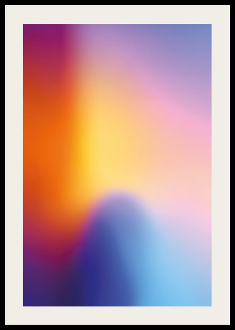 Soft color transition of sunset tones that creates tranquility-12