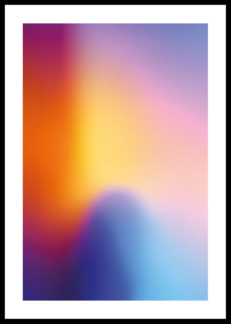 Sanfter Farbverlauf in Sonnenuntergangstönen, der Ruhe erzeugt.-12