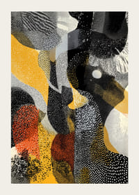 A colorful work of art with dynamic patterns and textures-3