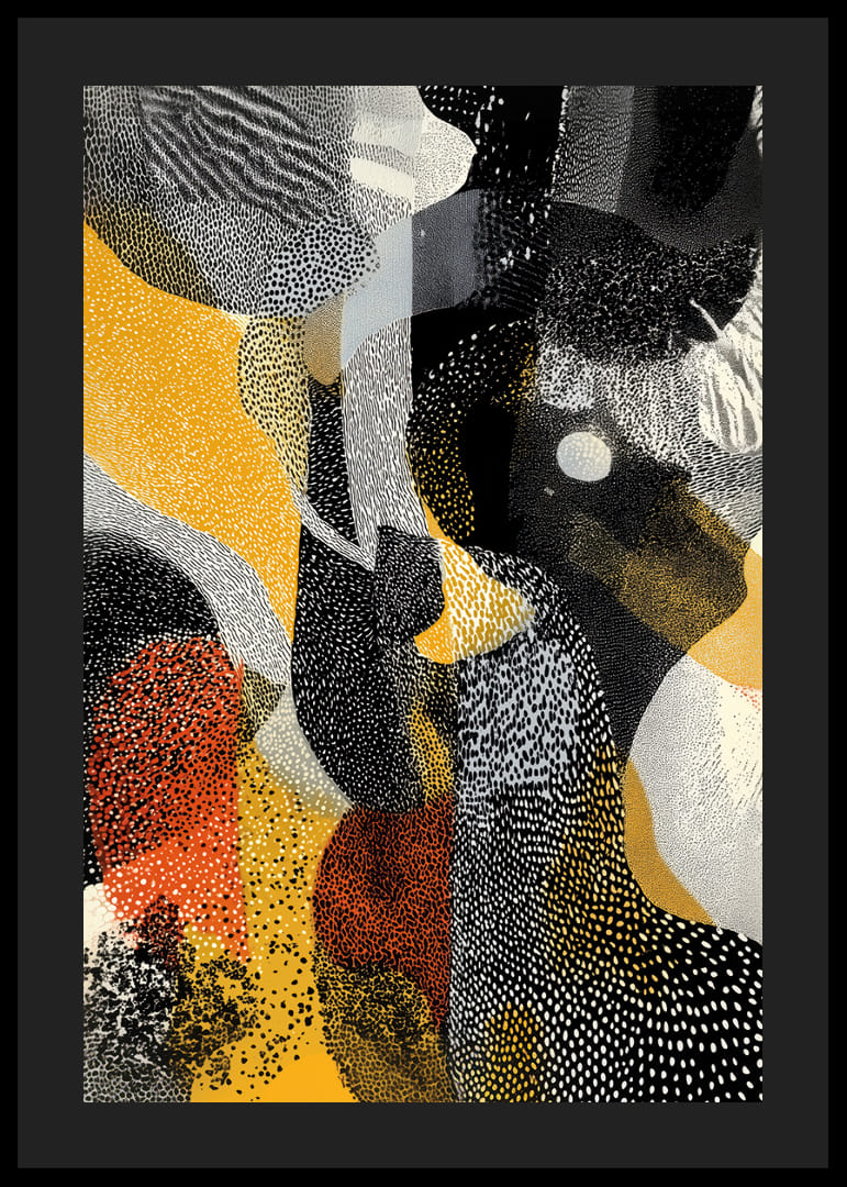 A colorful work of art with dynamic patterns and textures-12