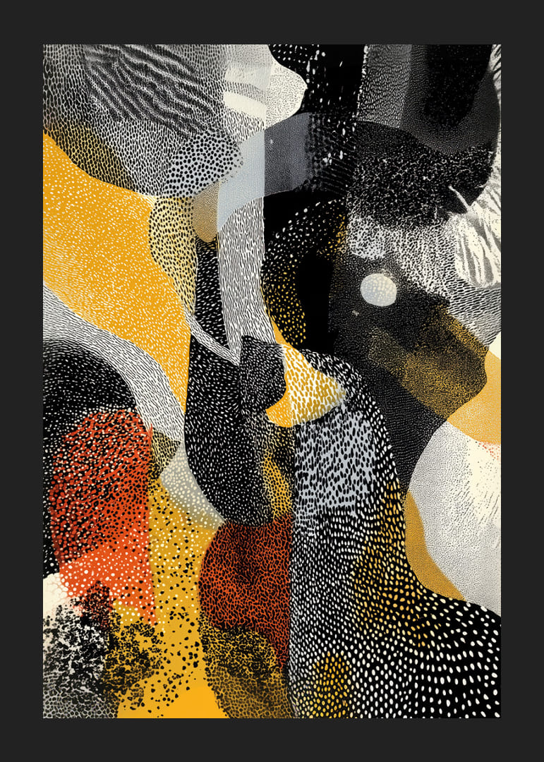 A colorful work of art with dynamic patterns and textures-12