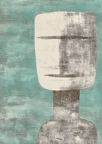 Una forma serena y abstracta en tonos suaves.-3