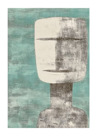 Una forma serena y abstracta en tonos suaves.-1