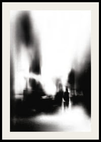 A diffuse figure moves through the mystery of the fog-2