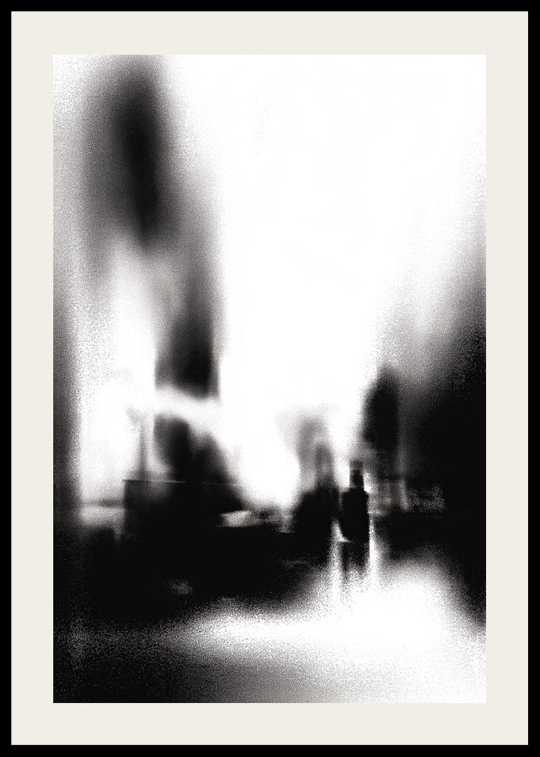 A diffuse figure moves through the mystery of the fog-12