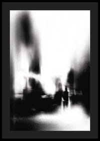 A diffuse figure moves through the mystery of the fog-4