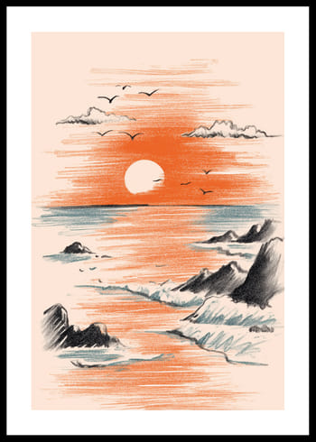 Poster Tangerine Horizon