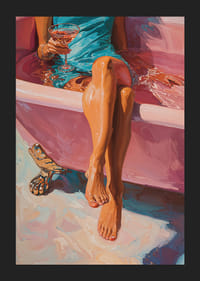 An elegant scene that captures the beautiful relaxation of luxury-5