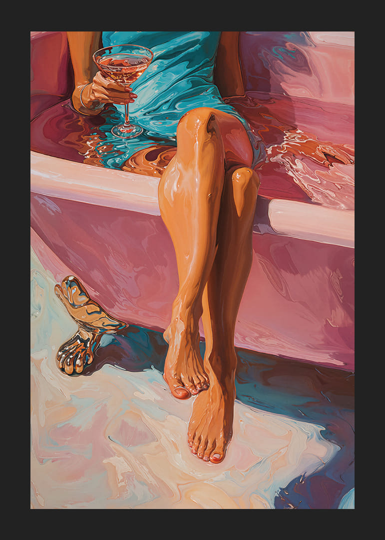 An elegant scene that captures the beautiful relaxation of luxury-12