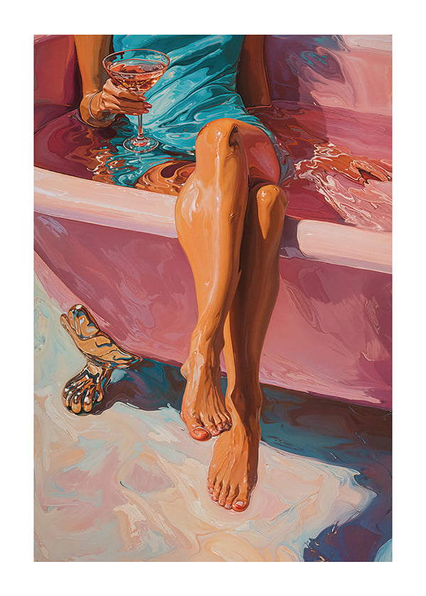 Poster Bathed In Bliss