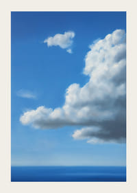 Dreamy clouds float over a deep blue horizon-3