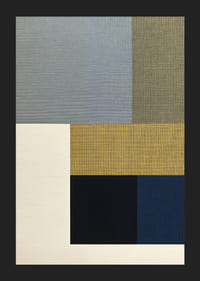 Eleganta geometriska former i dämpade färger skapar lugn-5