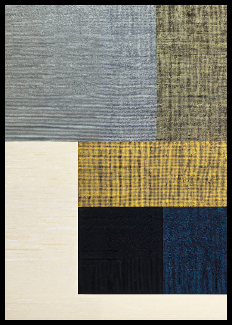 Las elegantes formas geométricas en colores suaves crean tranquilidad.-12